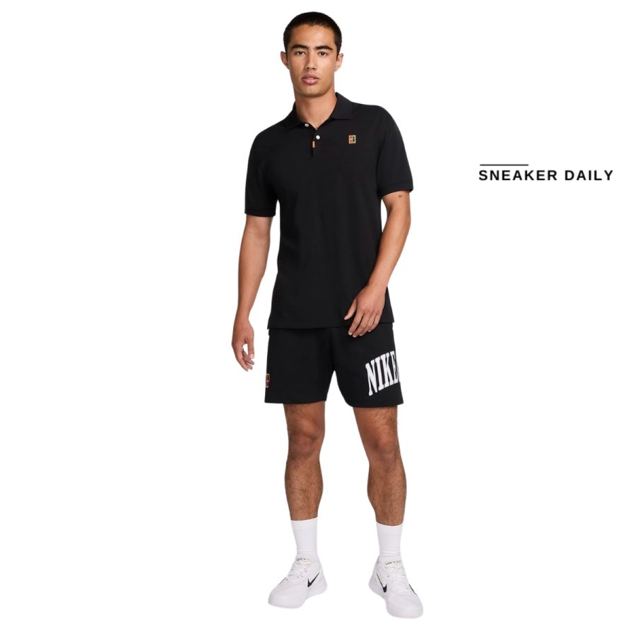 quần nikecourt heritage men's 6 inch tennis shorts fq2112-010