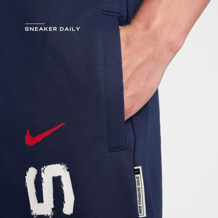 quần paris saint-germain standard issue men's nike dri-fit soccer tapered pant fq3078-410