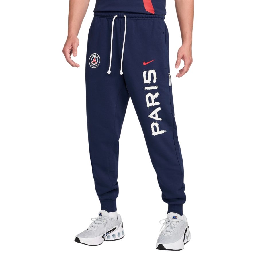 quần paris saint-germain standard issue men's nike dri-fit soccer tapered pant fq3078-410