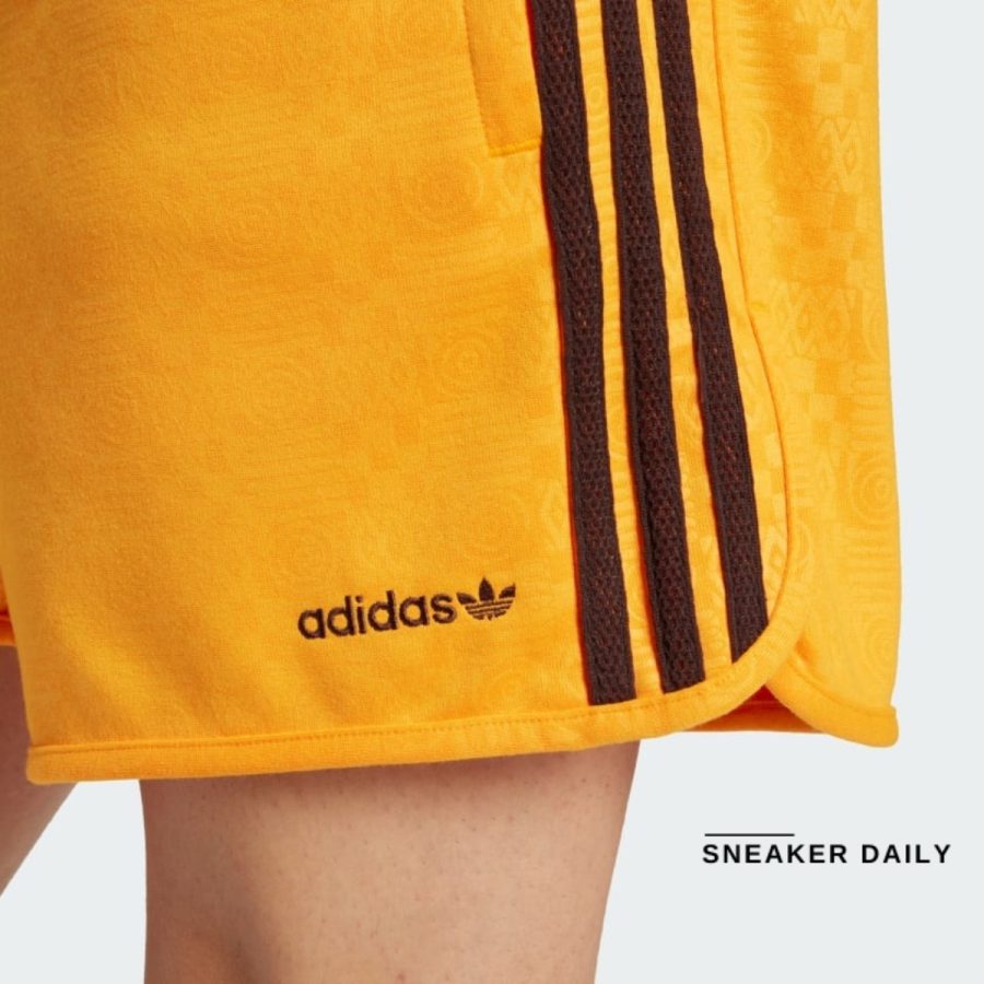 quần adidas '80s embossed 3-stripes sprinter shorts - eqt orange jc6514