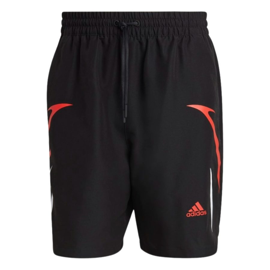 quần adidas colourblock woven shorts - black ic3689