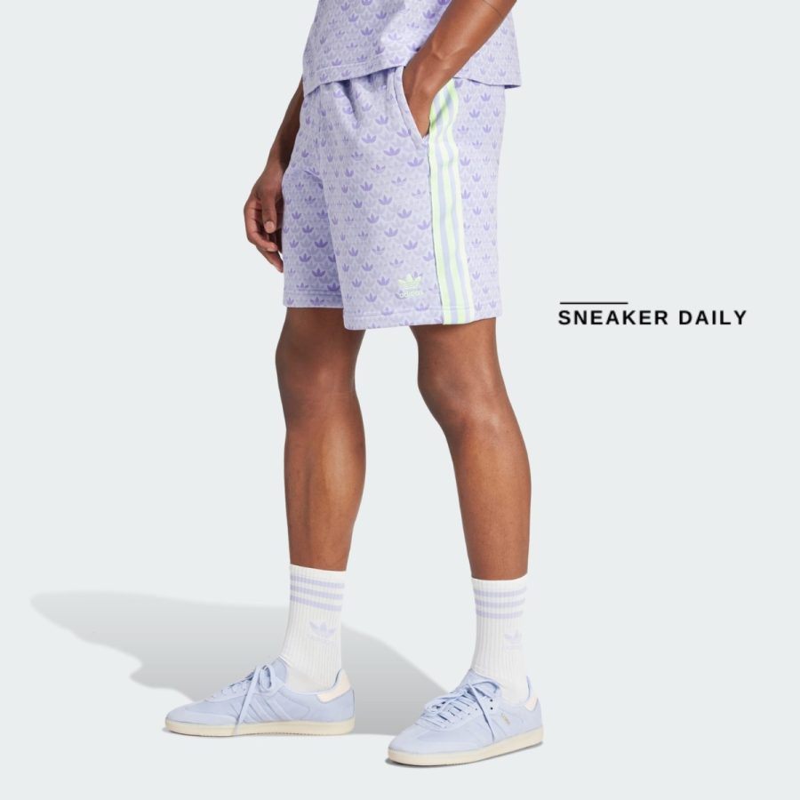 quần adidas fashion mono shorts - violet tone is2940