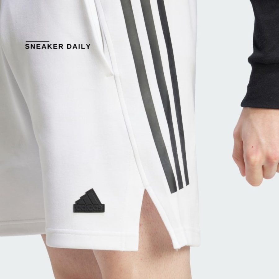 quần adidas future icons 3-stripes shorts - white ij6383