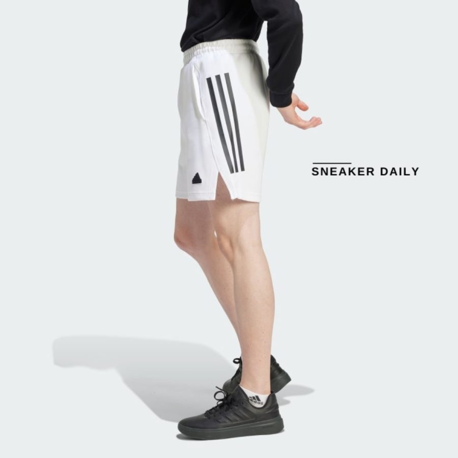 quần adidas future icons 3-stripes shorts - white ij6383