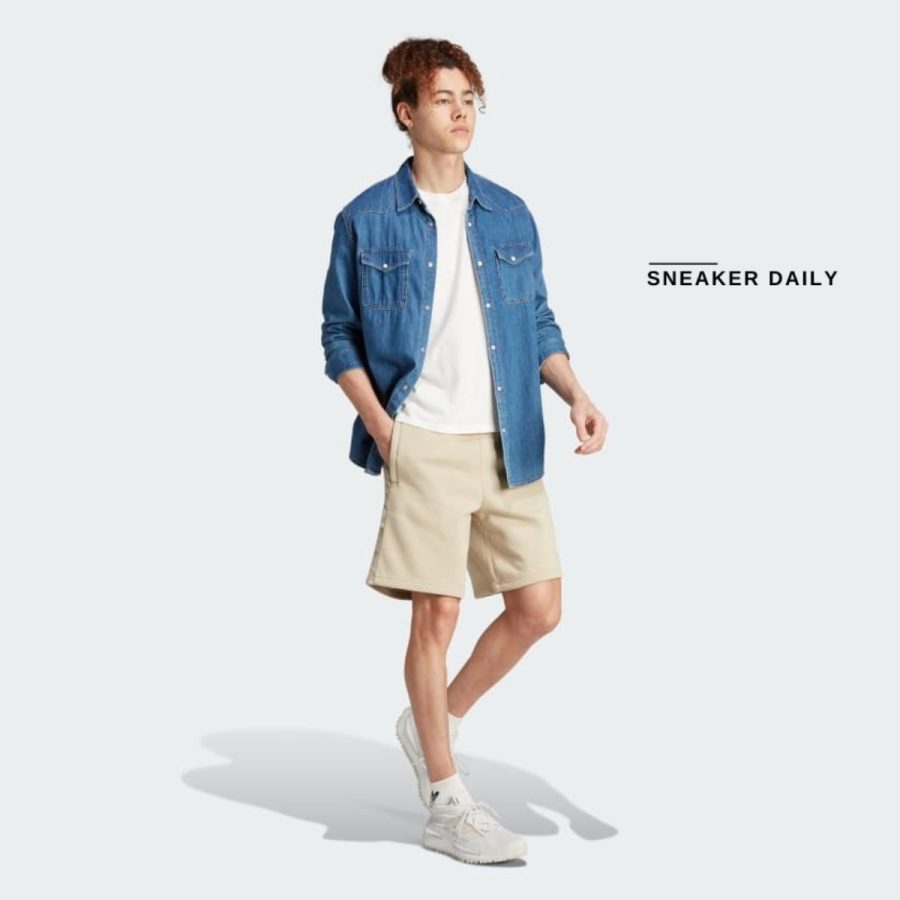 quần adidas graphics camo stripe shorts - savanna iu4680