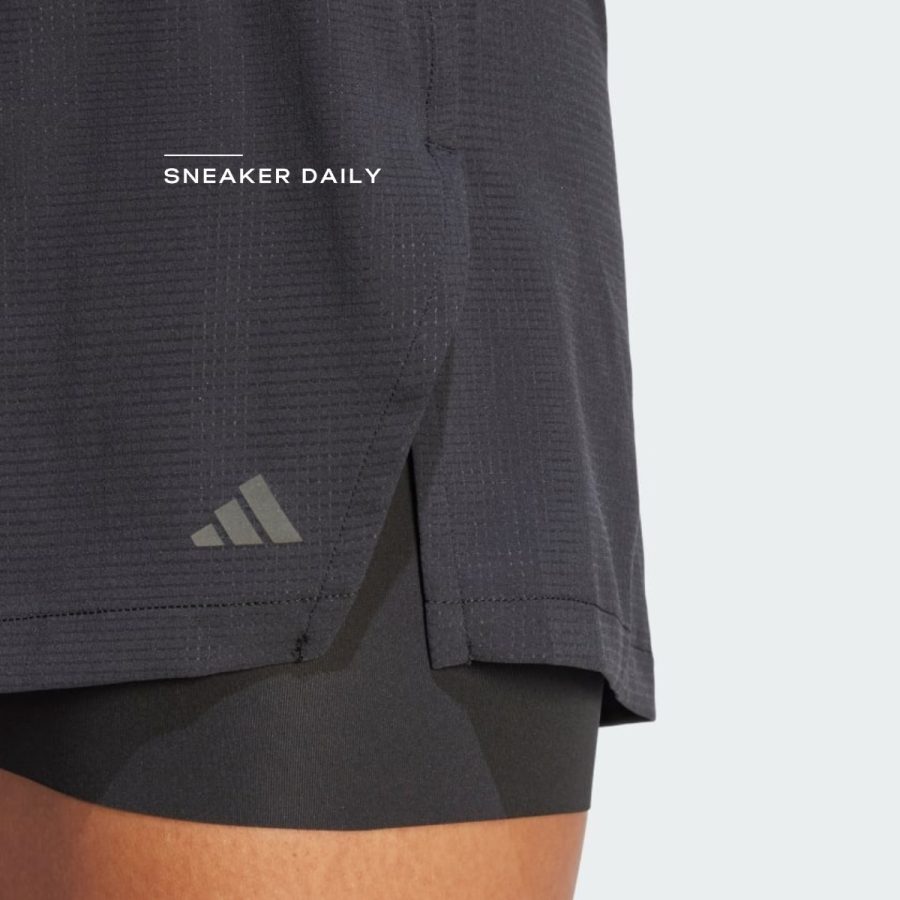 quần adidas hiit heat.rdy two-in-one shorts - black il9278