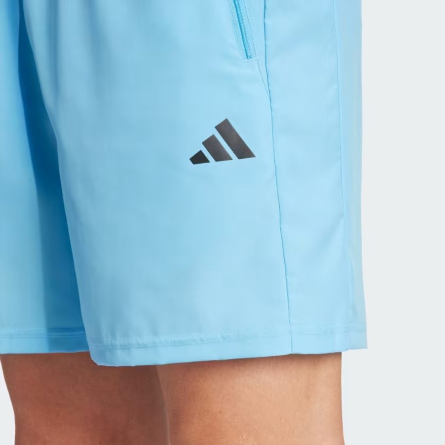 quần adidas mens shorts tr-es woven blue 7 inch leg ir9248