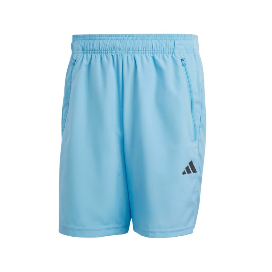 quần adidas mens shorts tr-es woven blue 7 inch leg ir9248