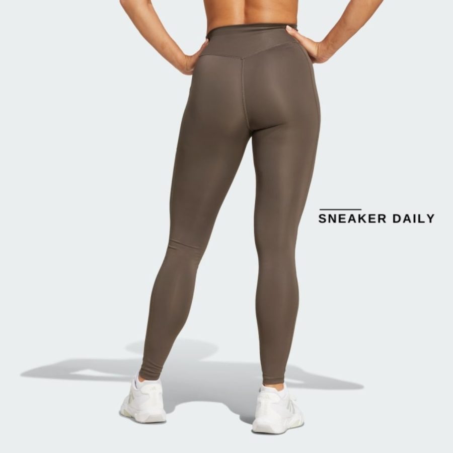 quần adidas optime full-length leggings - shadow olive ix0218