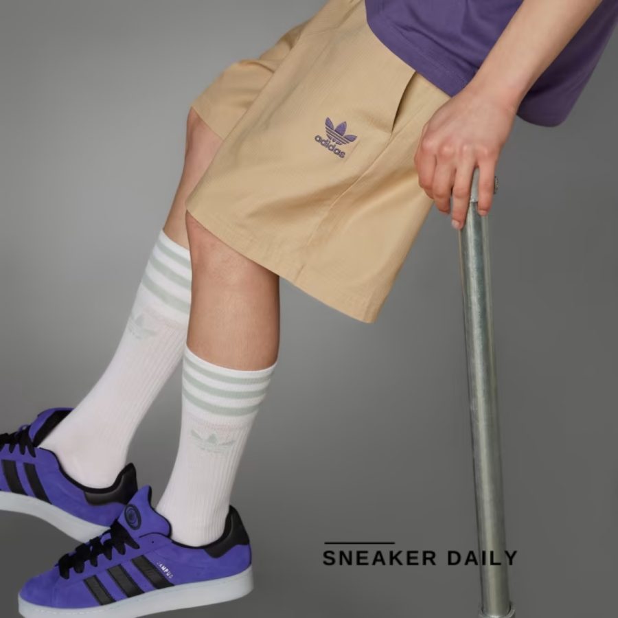 quần adidas originals enjoy cotton shorts 'beige' it8176