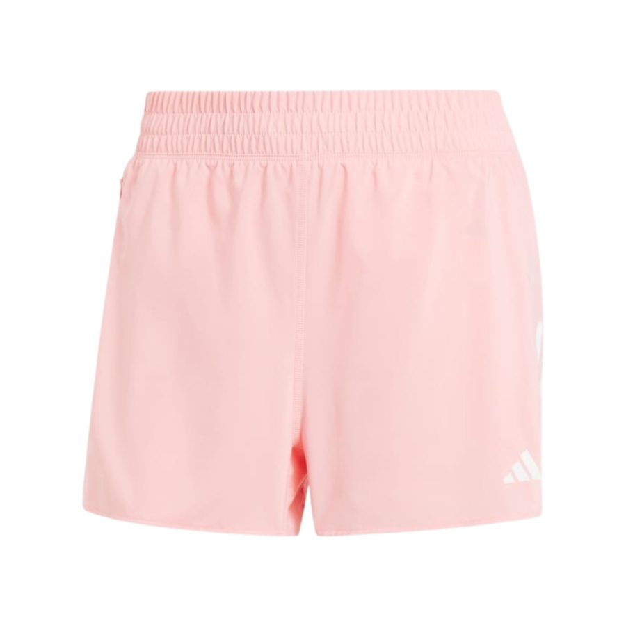 quần adidas own the run shorts - semi pink spark iy1105