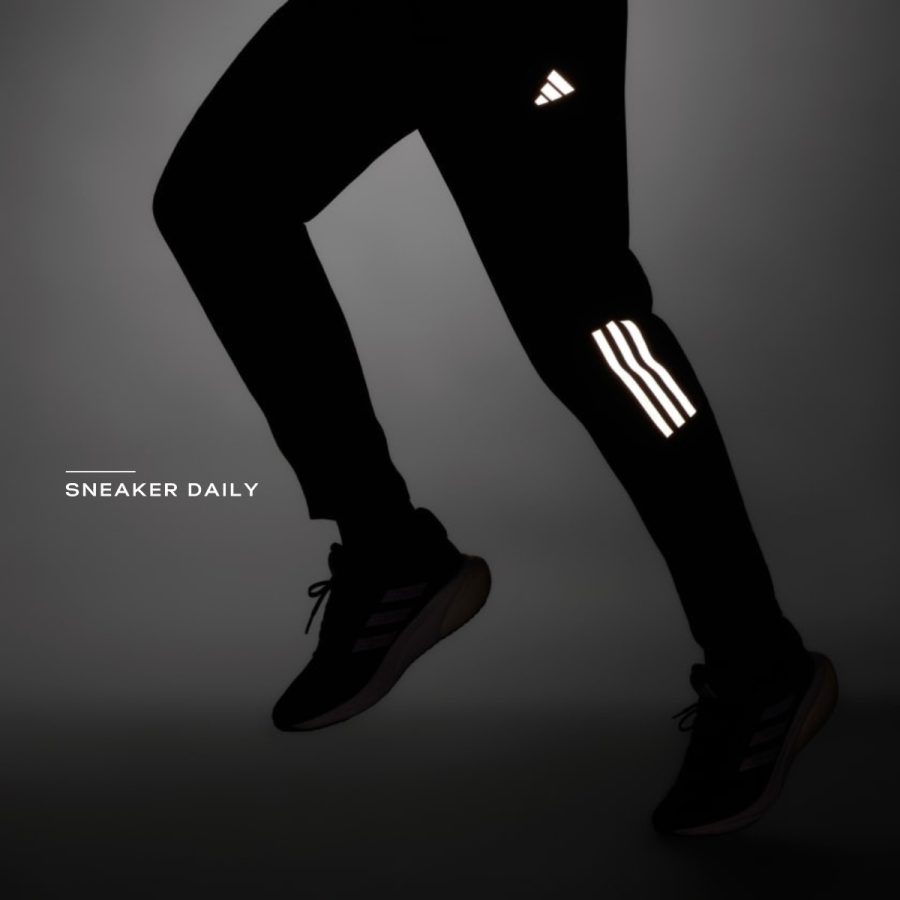 quần adidas own the run woven astro pants - black hr6611