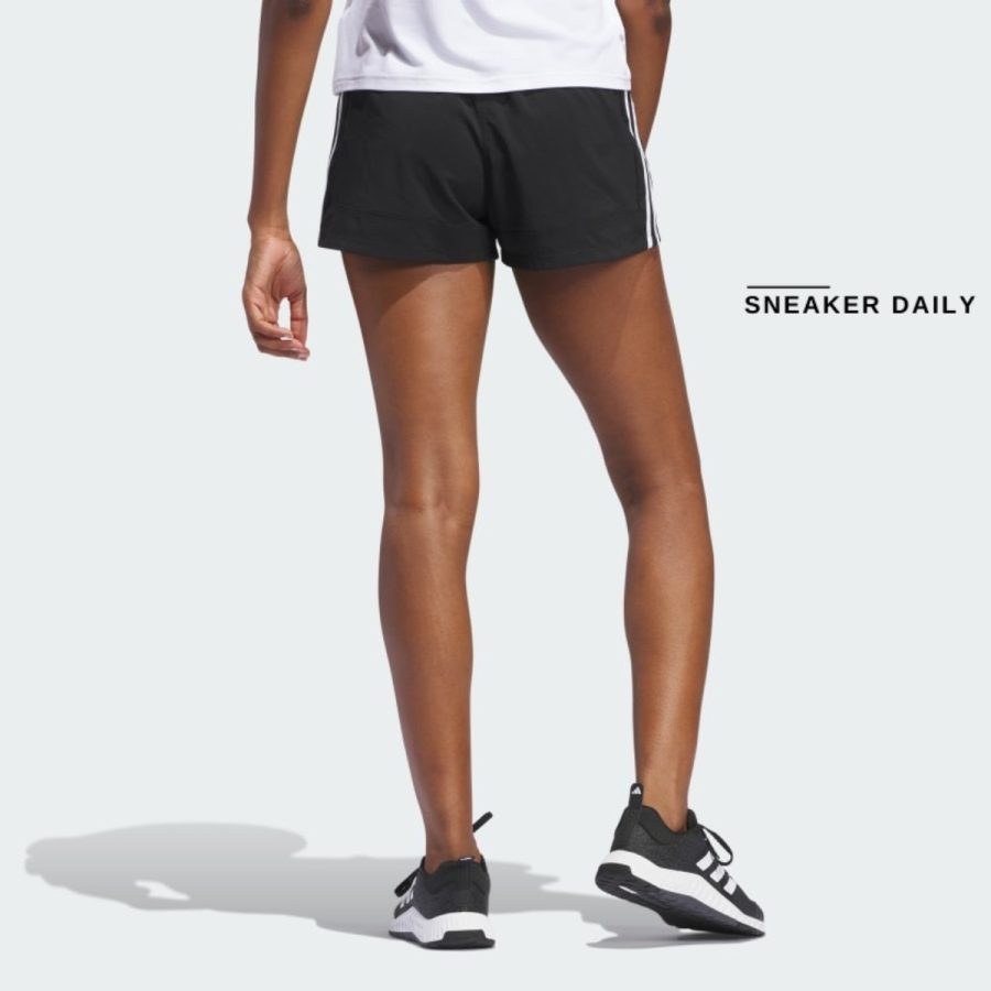 quần adidas pacer 3-stripes woven shorts - black gh8146