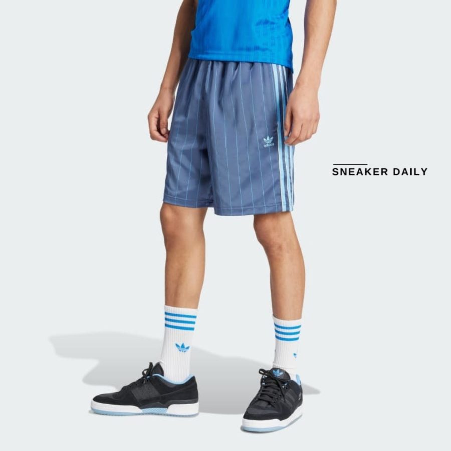 quần adidas pinstripe sprinters shorts - preloved ink iu0196