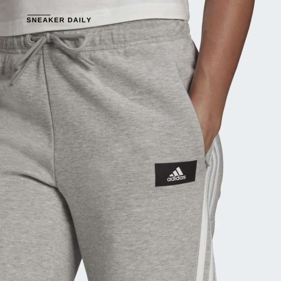 quần adidas sportswear future icons 3-stripes pants - medium grey heather h57312
