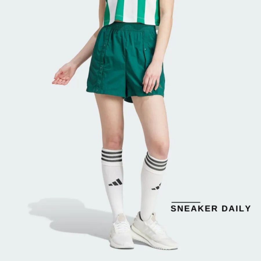 quần adidas szorty sportowe zielony regular fit im5015