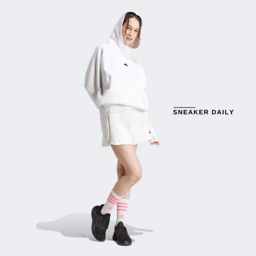 quần adidas z.n.e. shorts - white in5149