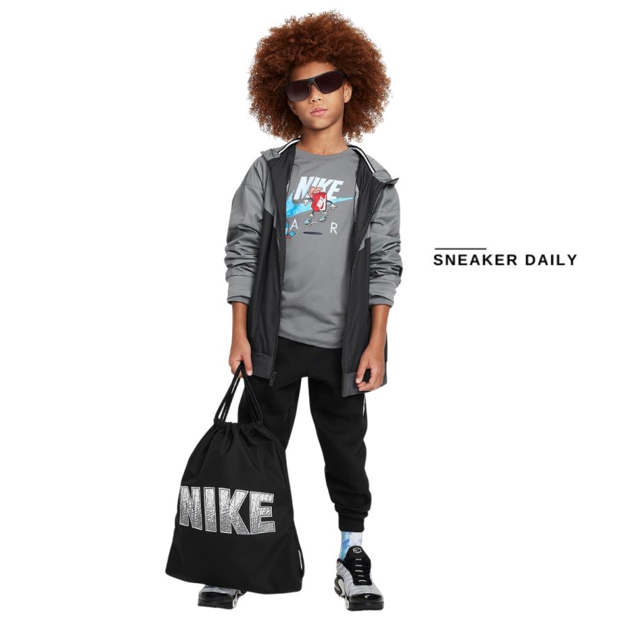 túi nike kids' drawstring bag (12l) fz2533-010