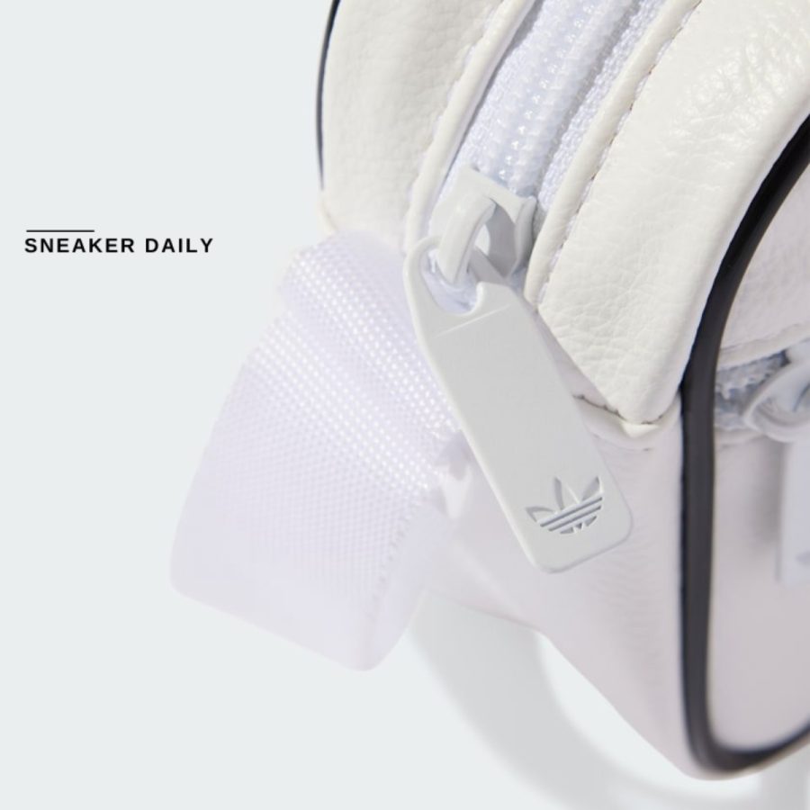túi adidas adicolor classic mini airliner bag - white ix7484