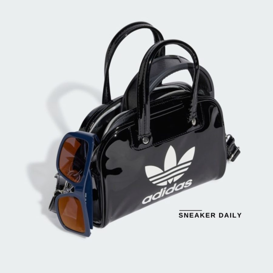 túi adidas adicolor mini bowling bag - black ix7498