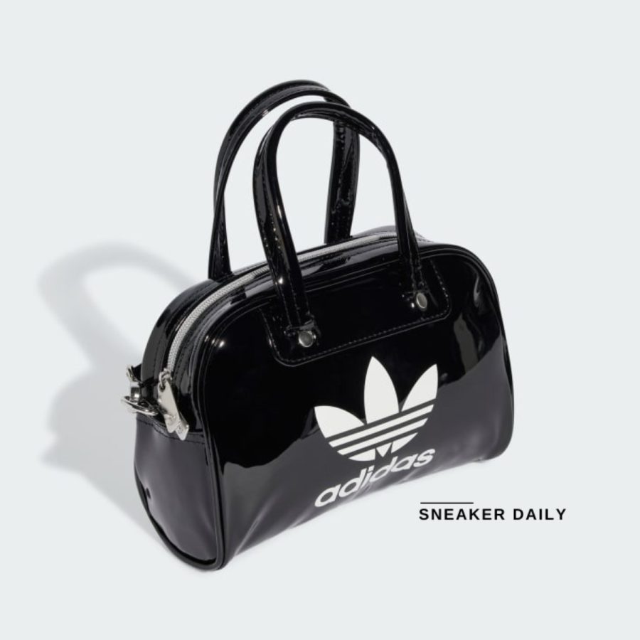 túi adidas adicolor mini bowling bag - black ix7498