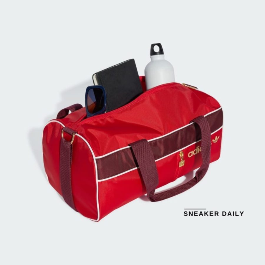 túi adidas small duffel bag - better scarlet ix7447