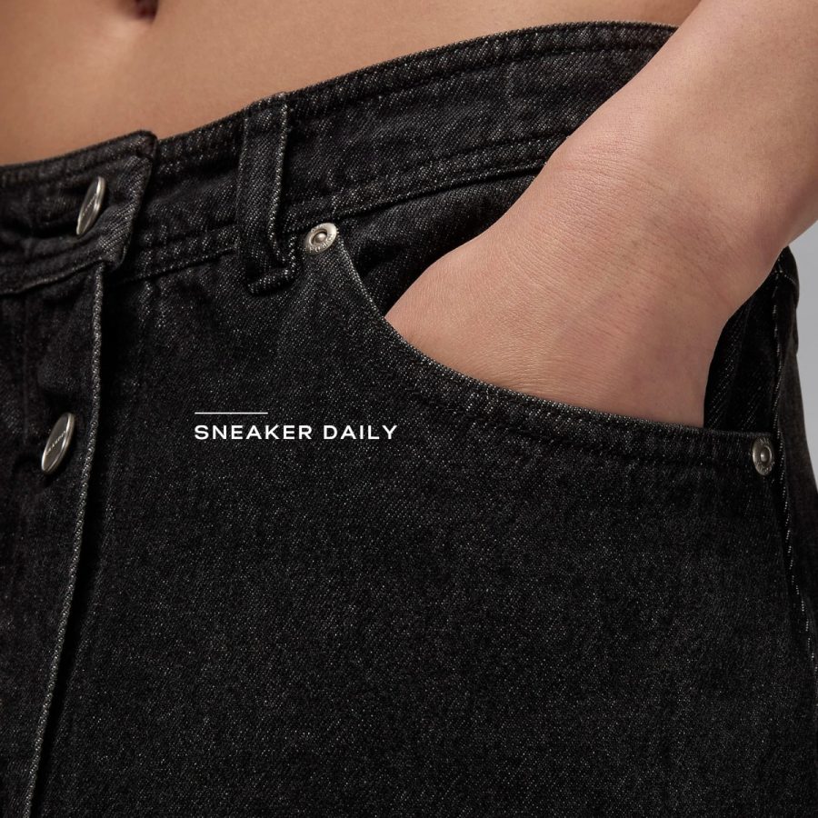 váy jordan women's denim skirt fv7096-010