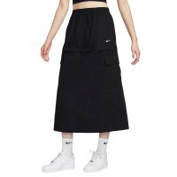váy nike sportswear essential women's mid-rise woven cargo midi skirt fv7504-010