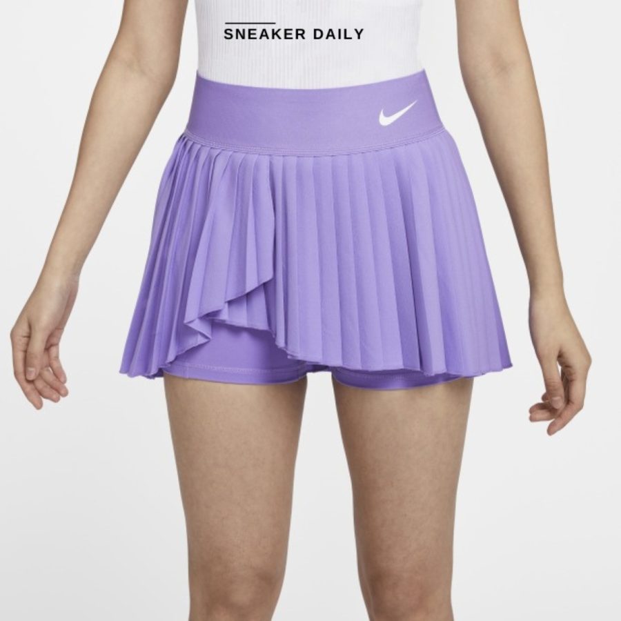 váy nikecourt dri-fit advantage women's pleated tennis skirt dr6850-567