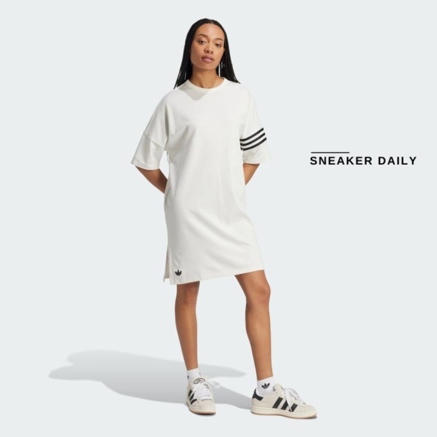 váy adidas neuclassics dress - cloud white ix9868