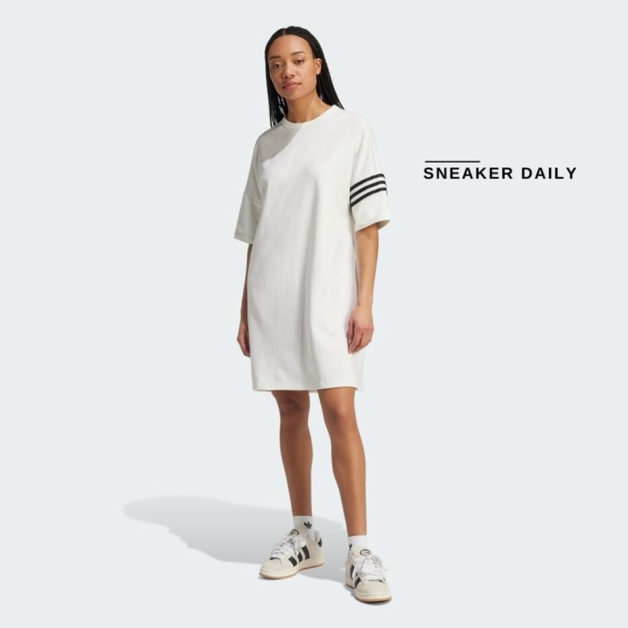 váy adidas neuclassics dress - cloud white ix9868