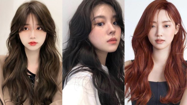 kiểu tóc ngang lưng