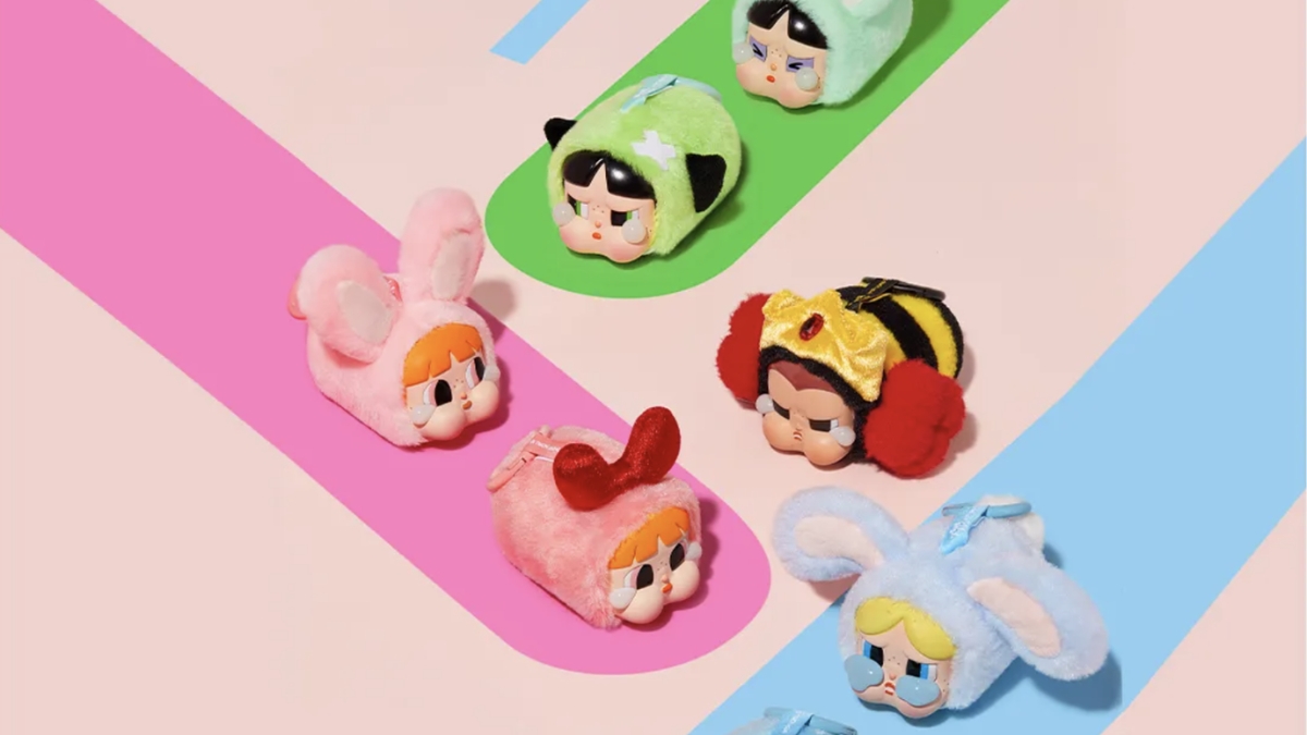 pop mart crybaby × powerpuff girls series