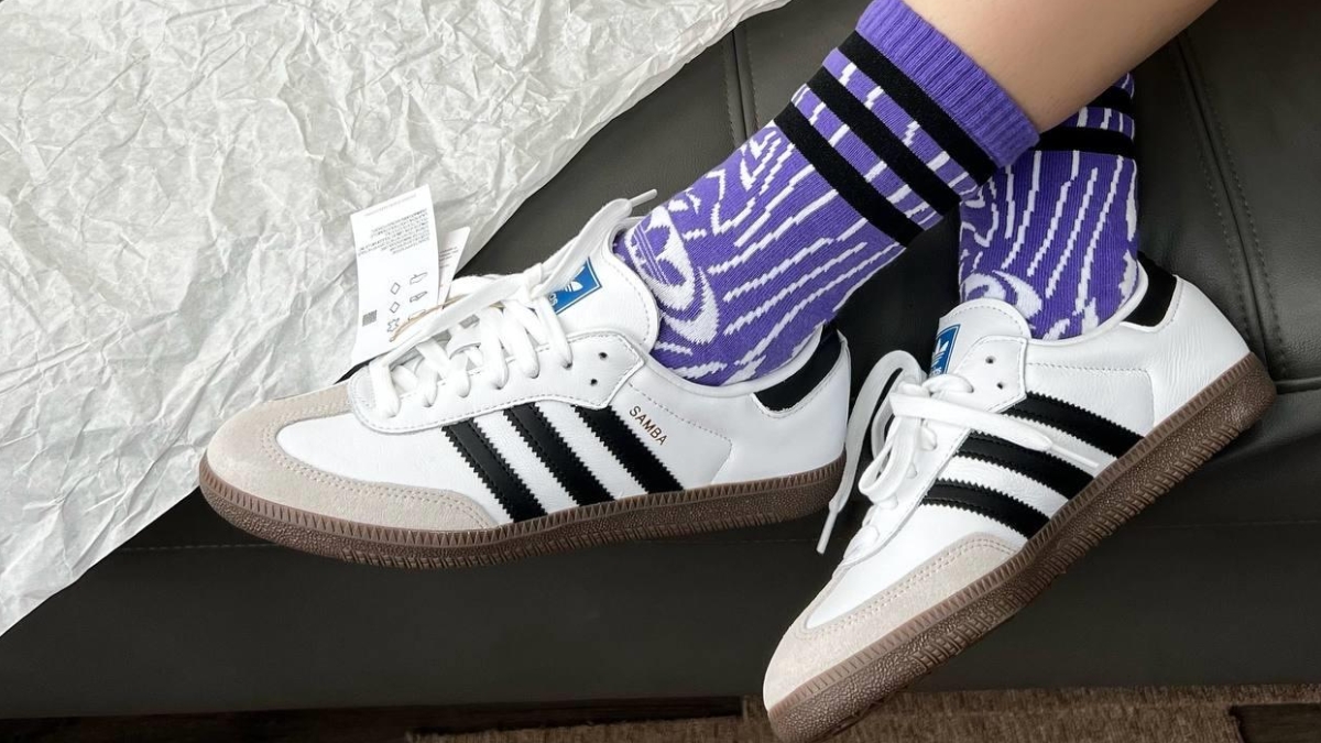 phân biệt giày adidas samba thật giả