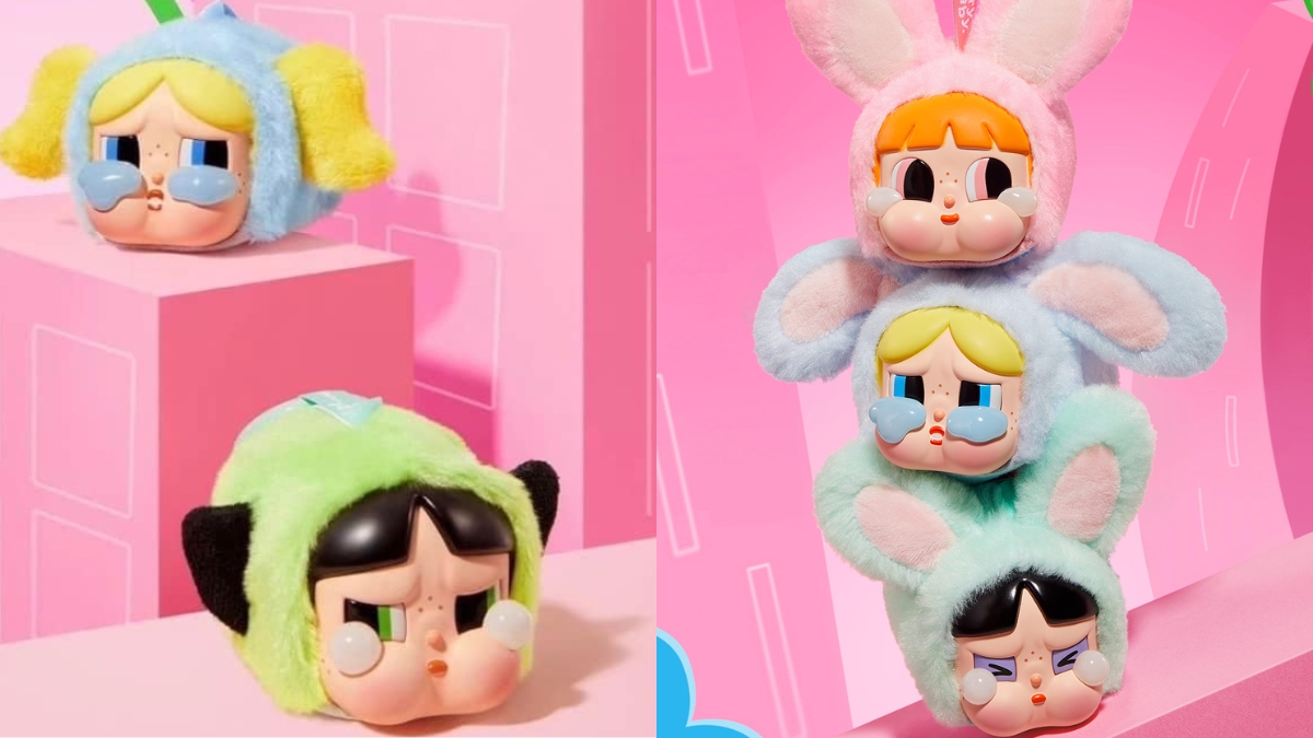 pop mart crybaby × powerpuff girls series