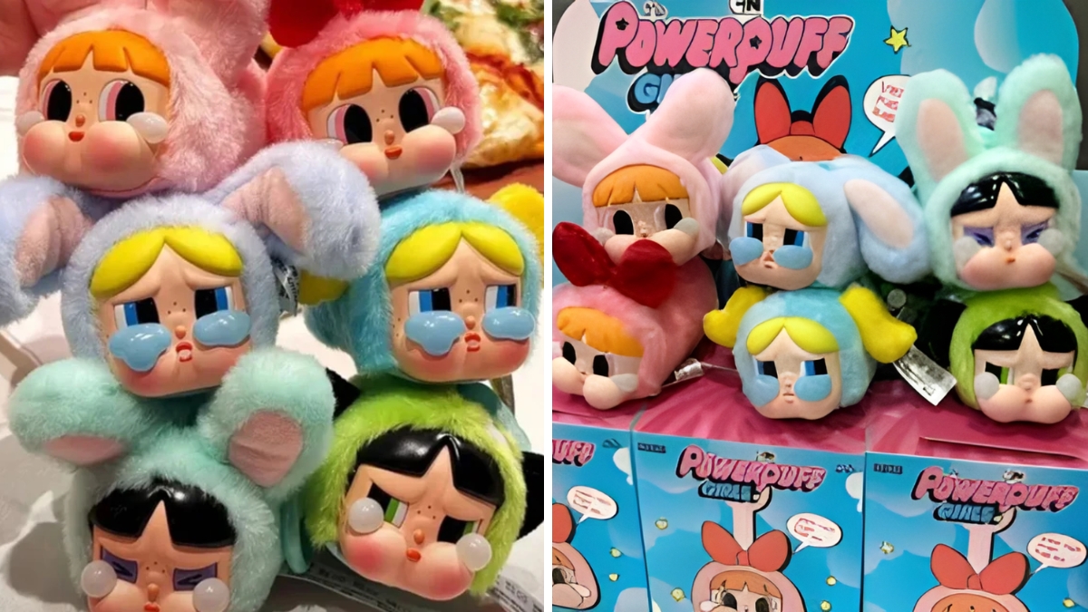 pop mart crybaby × powerpuff girls series