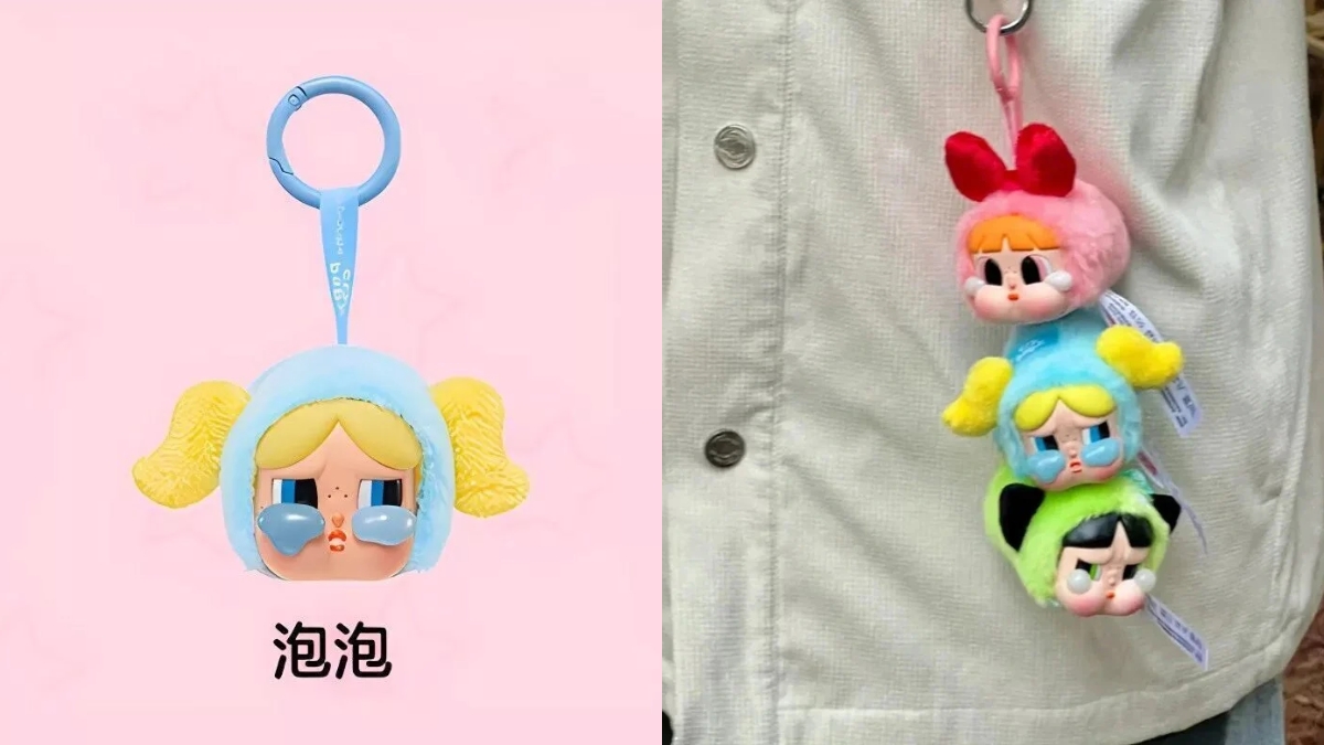 pop mart crybaby × powerpuff girls series