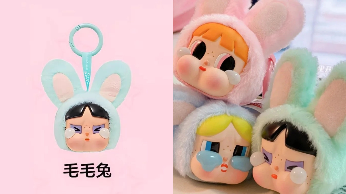 pop mart crybaby × powerpuff girls series