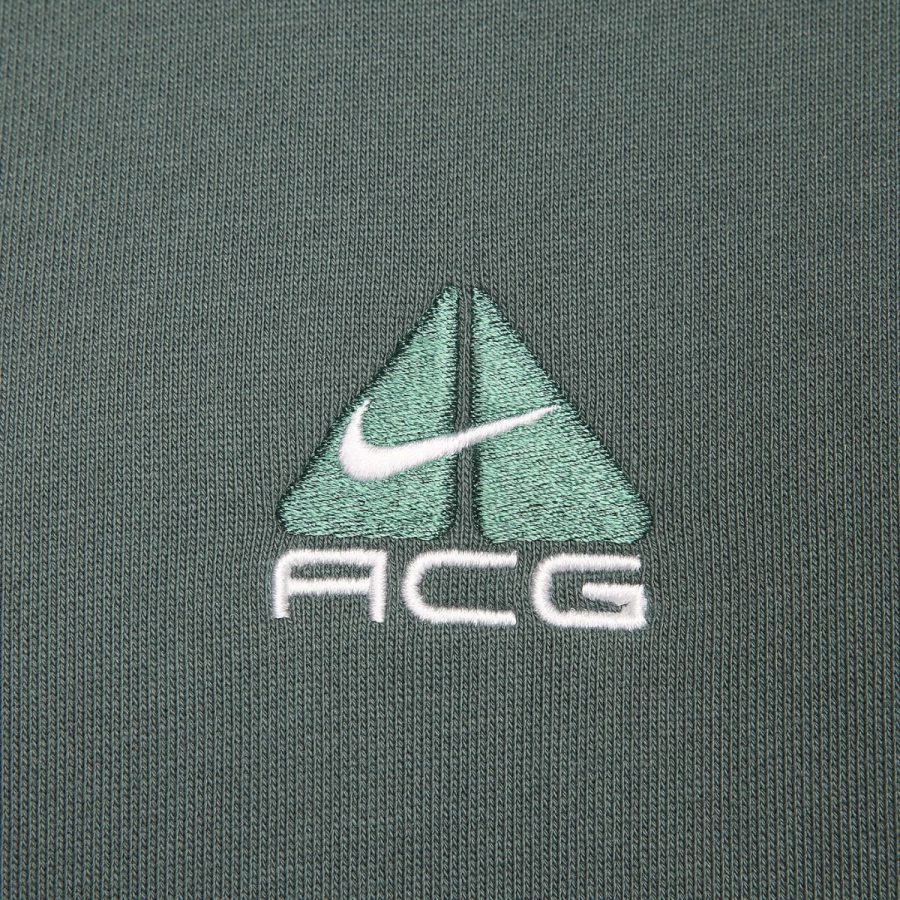 áo nike acg therma-fit fleece pullover hoodie 'vintage green' dh3088-338