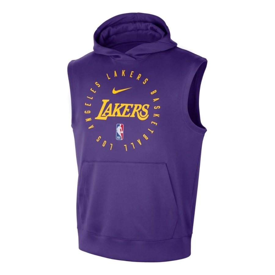 áo nike dri-fit nba sleeveless hoodie 'los angeles lakers' hj9174-504