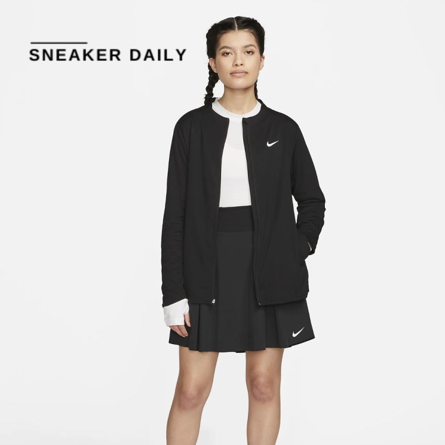 áo nike dry fit uv advantage women's full zip golf top dx1490-010