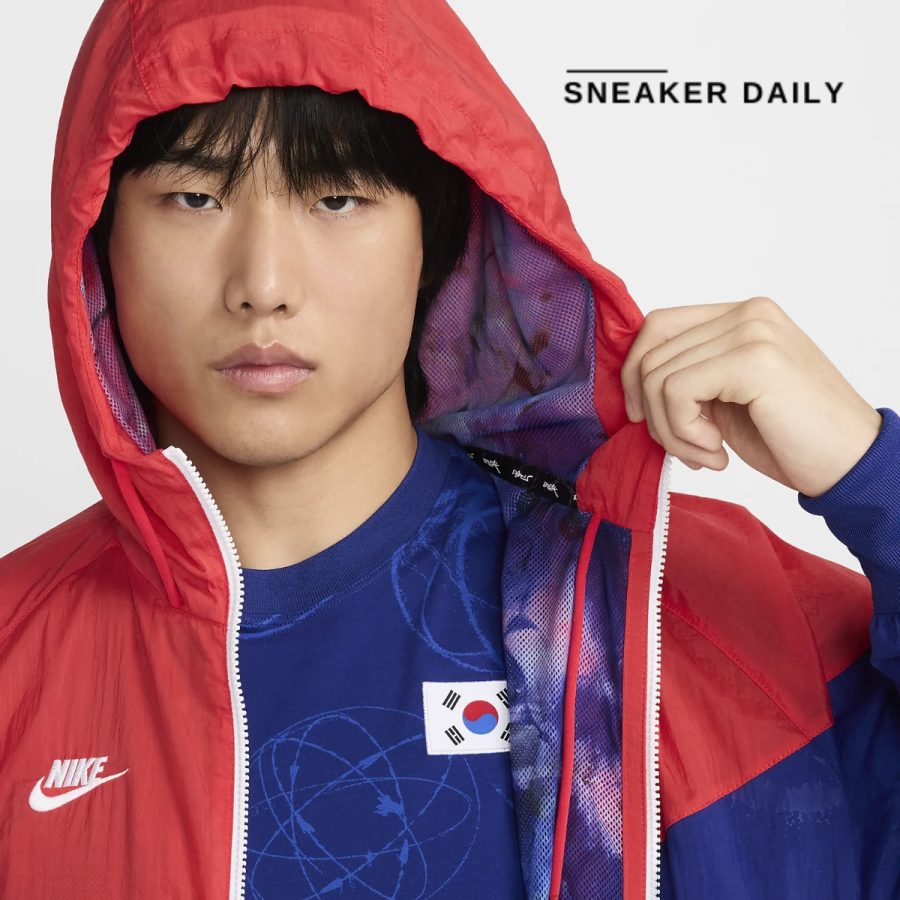 áo nike korea windrunner men's breaking woven jacket fd6845-679