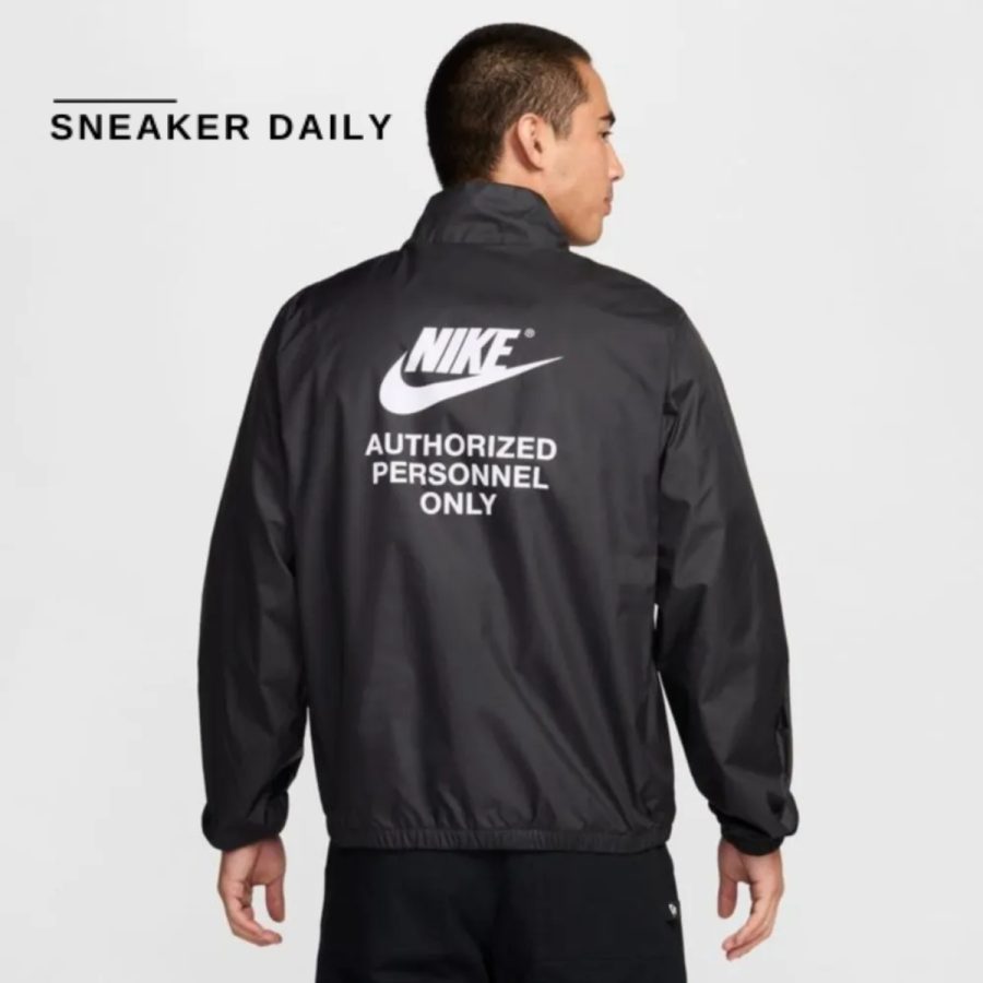 áo nike men’s full zip woven jacket hj8117-010