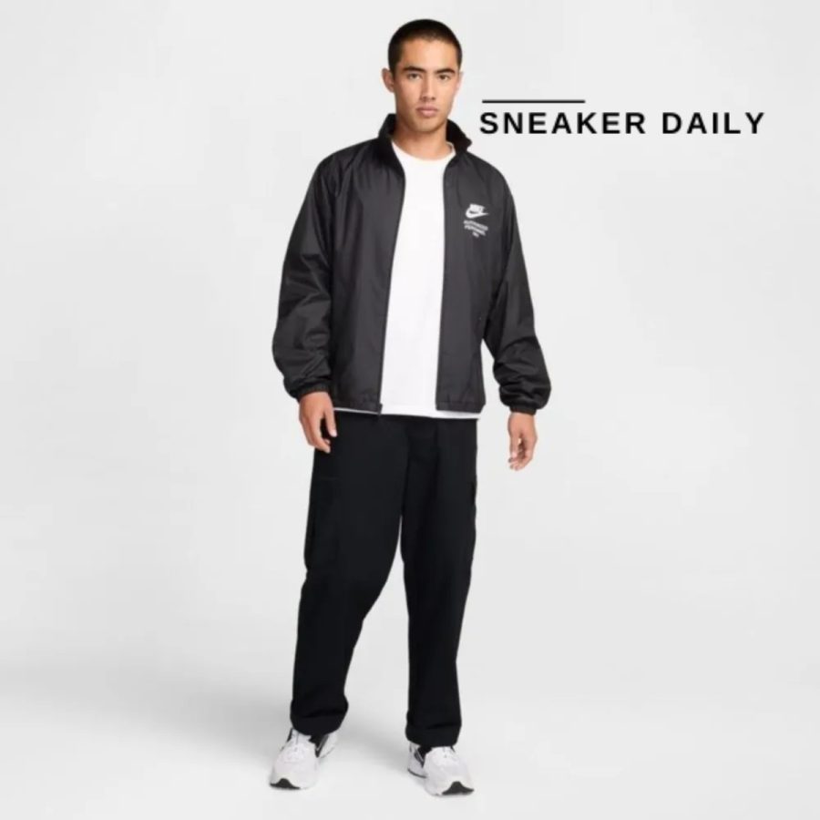 áo nike men’s full zip woven jacket hj8117-010