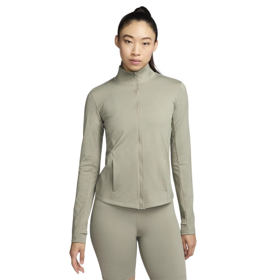 áo nike one women's dry fit full zip mid layer fv7952-320