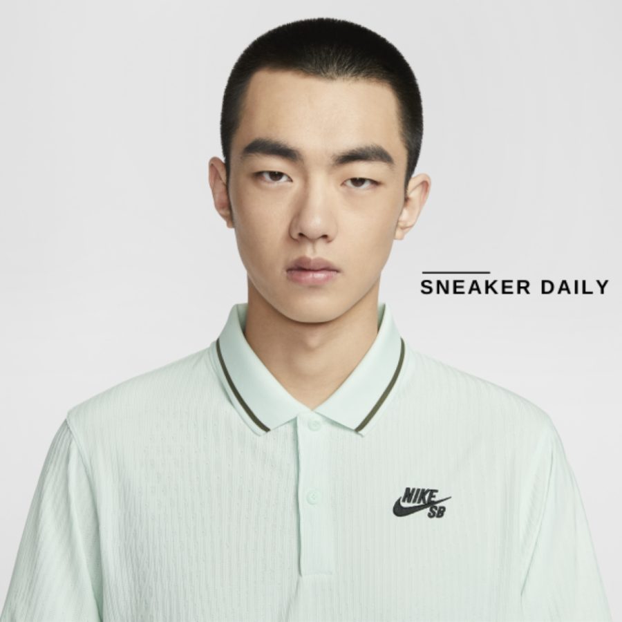 áo nike sb dri-fit adv short-sleeve skate polo 'federation agnostic' fz7006-394