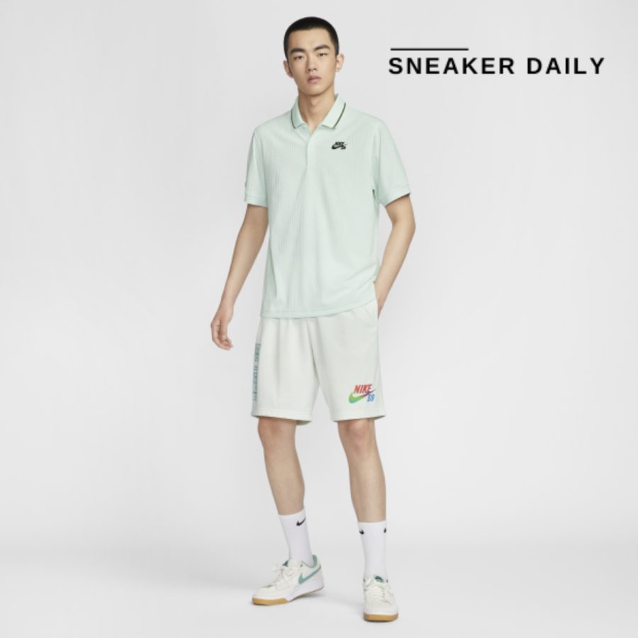 áo nike sb dri-fit adv short-sleeve skate polo 'federation agnostic' fz7006-394