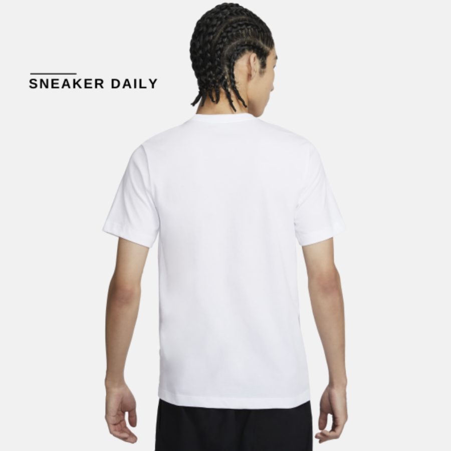 áo nike sportswear club men's t-shirt white ar4999-100