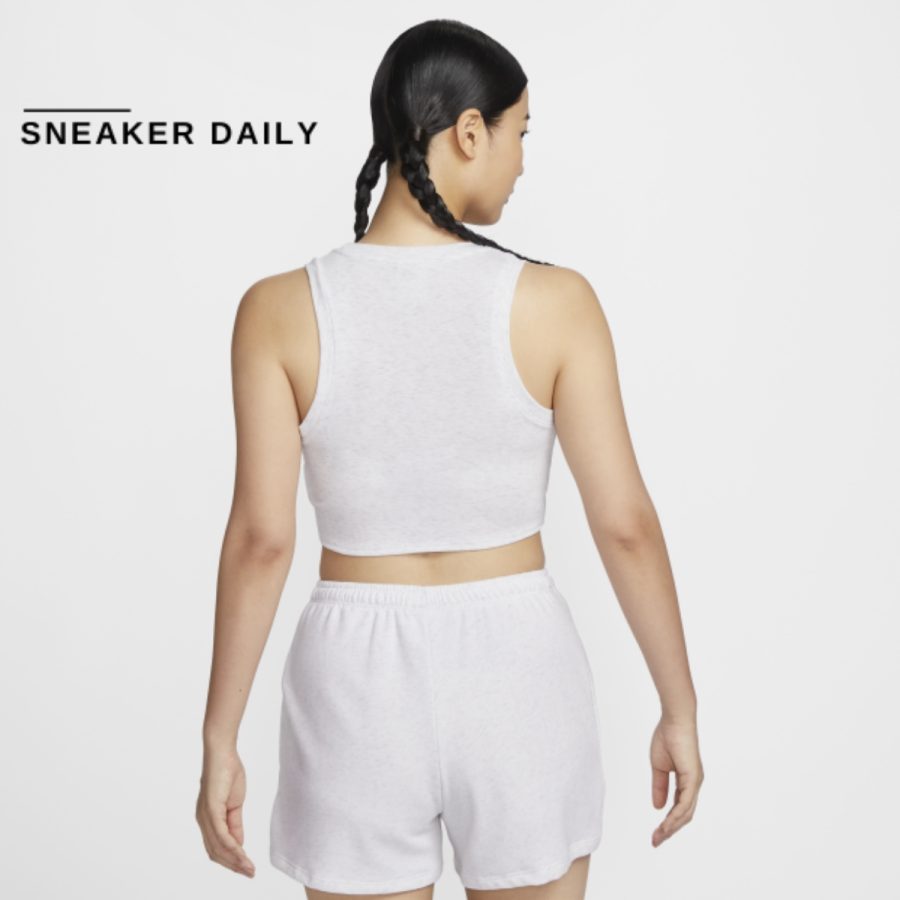 áo nike sportswear essentials tank asia sizing 'white grey' fb8280-051