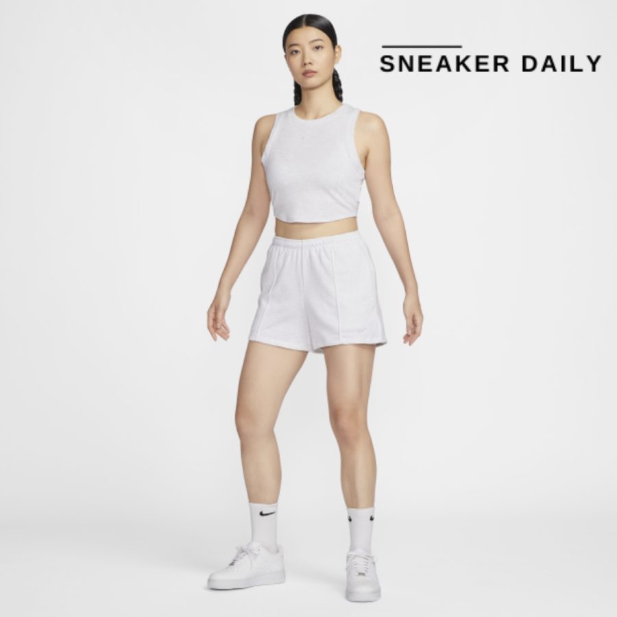 áo nike sportswear essentials tank asia sizing 'white grey' fb8280-051
